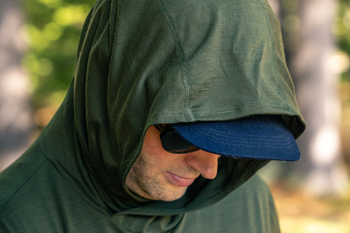 Pure Merino Hoodie - Loden