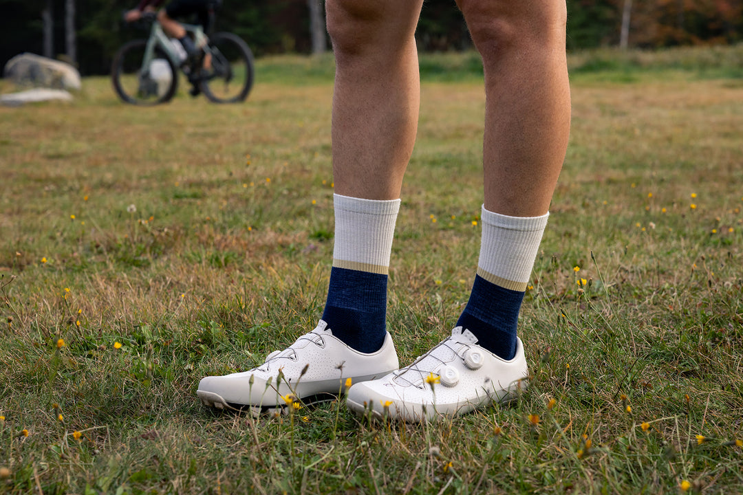 Merino Wool Trail Sock Color Block - Pinebury