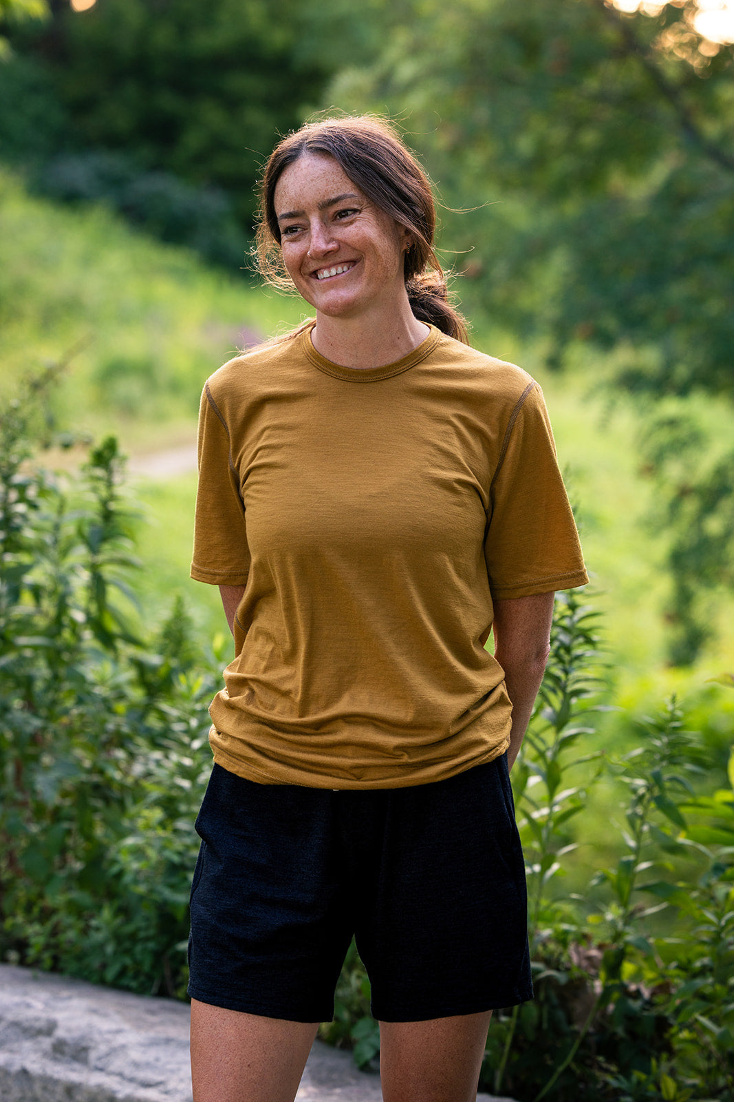 Pure Merino Wool Short Sleeve Tee - Tamarack