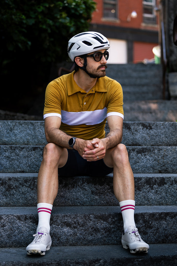 The Continental Merino Wool Cycling Jersey - Tamarack