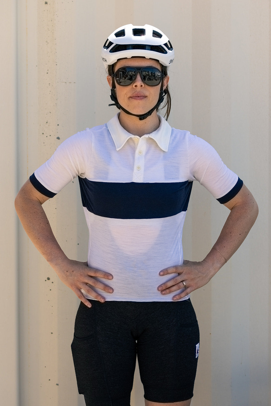 The Continental Merino Wool Cycling Jersey - Natural