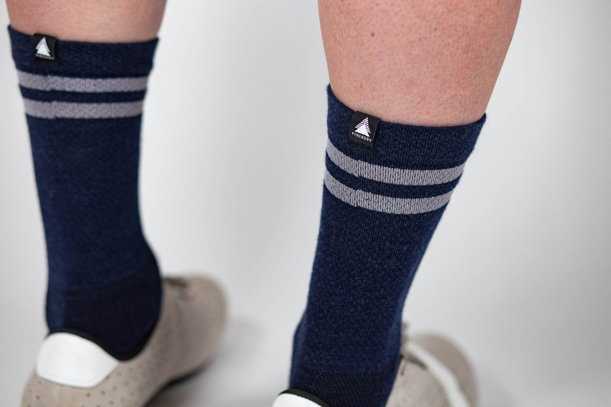 Signature Merino Wool Sock - Navy - Pinebury