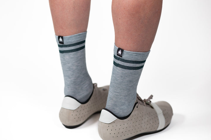 Summer Merino Wool Sock - Light Gray
