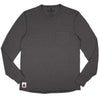 Portland Long Sleeve Merino Wool Tee - Granite (final sale)