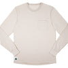 Greenwood Long Sleeve Merino Wool Tee - Moonbeam