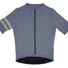 Summer Wool Short Sleeve Cycling Jersey - Steel Blue