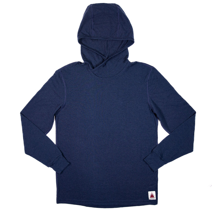 All Season Merino Wool Hoodie - Atlantic Blue