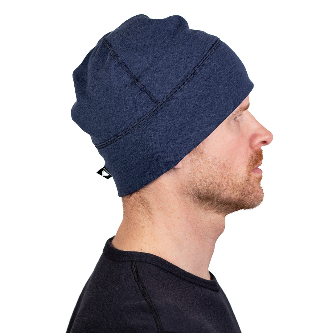 Winter Wool Merino Wool Hat - Navy