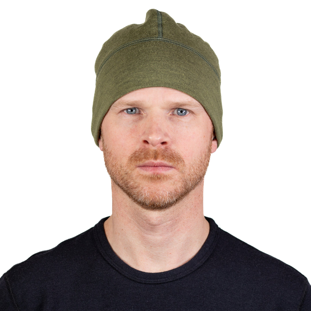 Winter Wool Merino Wool Hat - Spruce