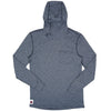 Summer Wool Hoodie Sun Shirt - Steel Blue