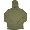 Winter Wool Long Sleeve Merino Wool Hoodie - Spruce