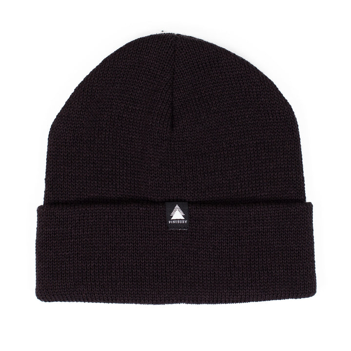 Pure Merino Wool Beanie - Black