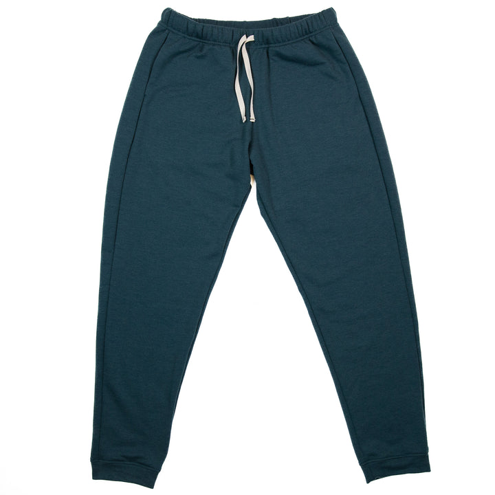 Winter Wool Merino Wool Jogger Sweatpants - Forest Green