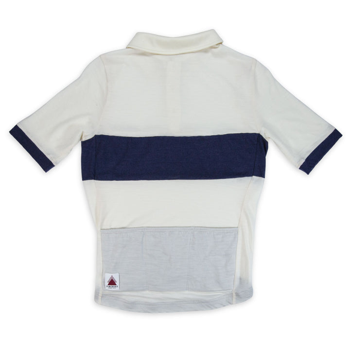 The Continental Merino Wool Cycling Jersey - Natural