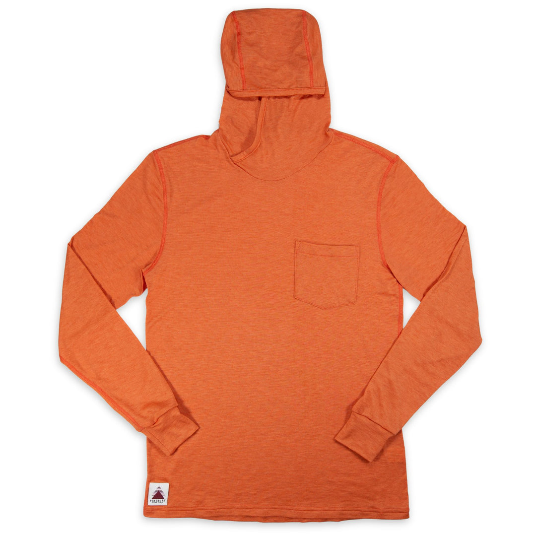 Summer Wool Hoodie Sun Shirt - Burnt Orange