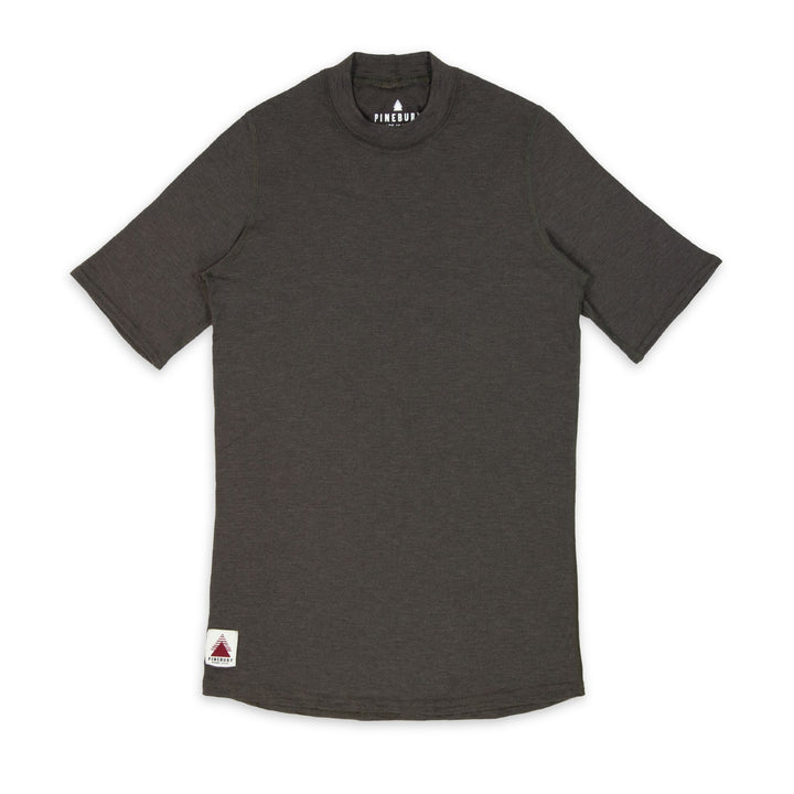 Every-Season Short Sleeve Merino Wool Base Layer - Peat