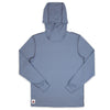 All Season Merino Wool Hoodie - Stone Blue