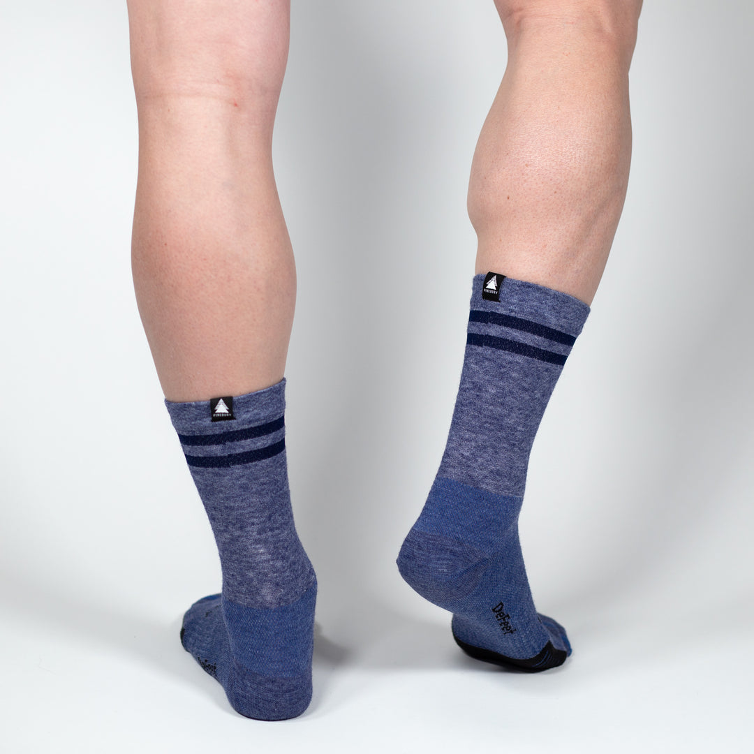 Signature Merino Wool Sock - Blue – Pinebury