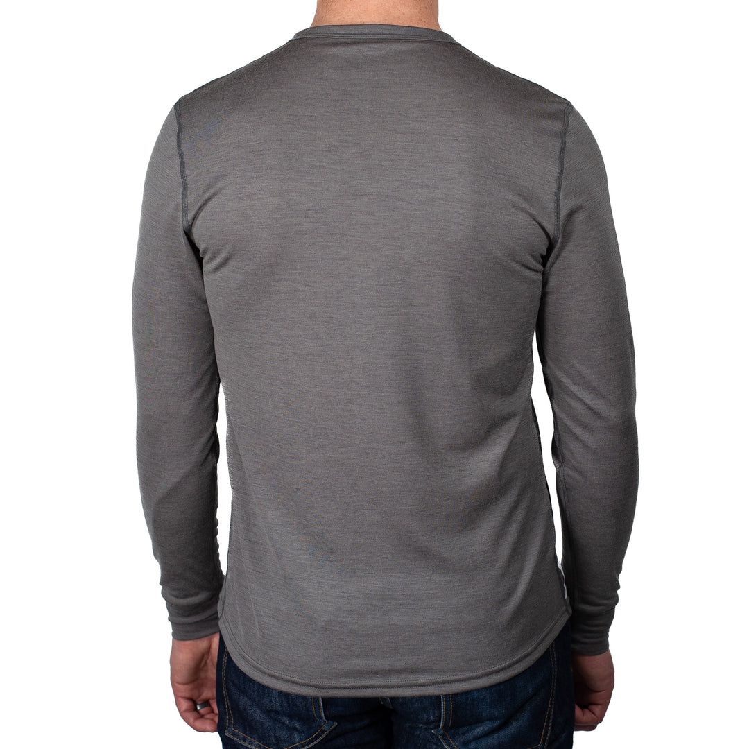 Urban Backwoods Hooper I Long Sleeve T-Shirt Gray Size S 